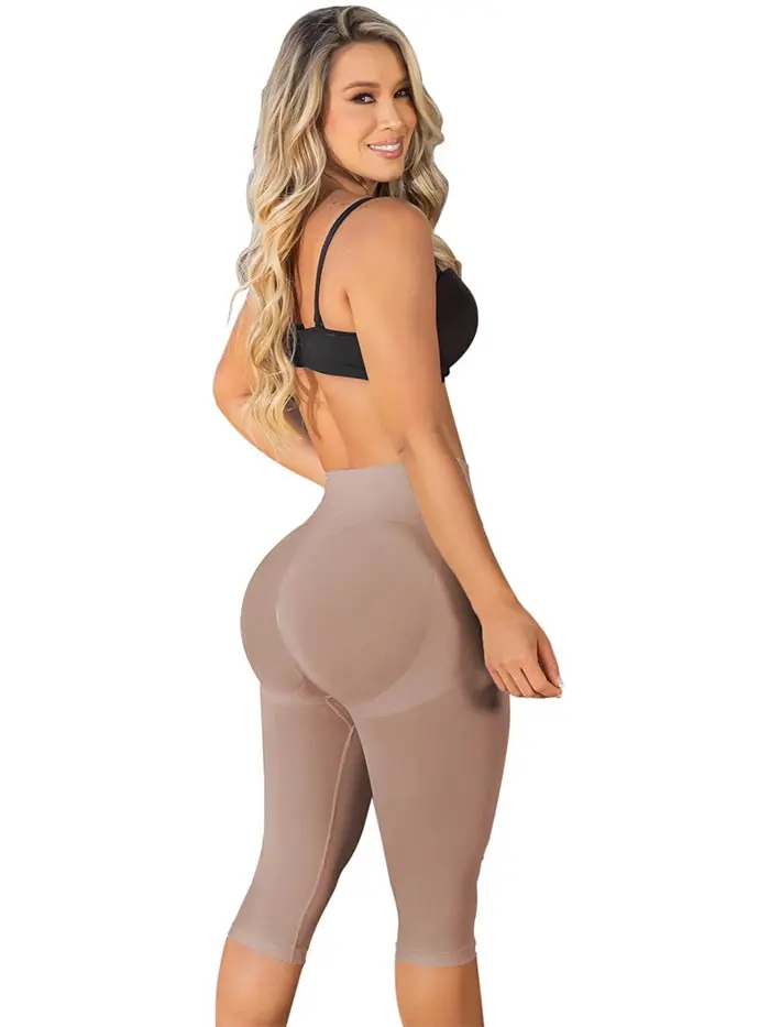 Fiorella Shapewear Butt Lifter Enhancer High Waist Women Seamless Leggings Faja Levanta Cola Colombiana 647C - Stretchy & Shapewear Fabric for Everyday Comfort