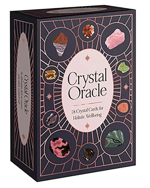 Crystal Oracle Deck — 78 Gemstone Guidance Cards by Banegas &amp; Lester