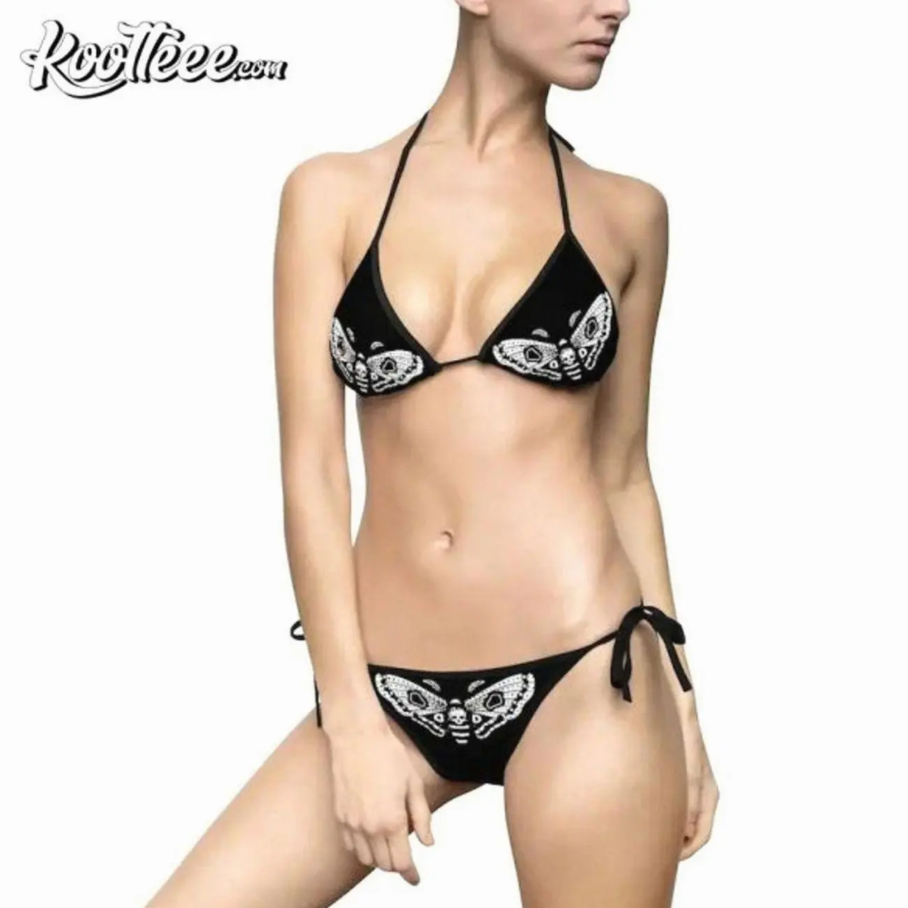 Death Head Moth Bikini Set Women’s Bikini Swimsuit 6NB PZ2 V5D