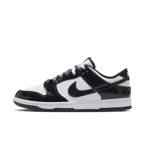 NIKE Dunk Low Retro SE "Panda" Men's Sneaker, a Classic Casual Leather Shoe with Lightweight Foam Cushioning