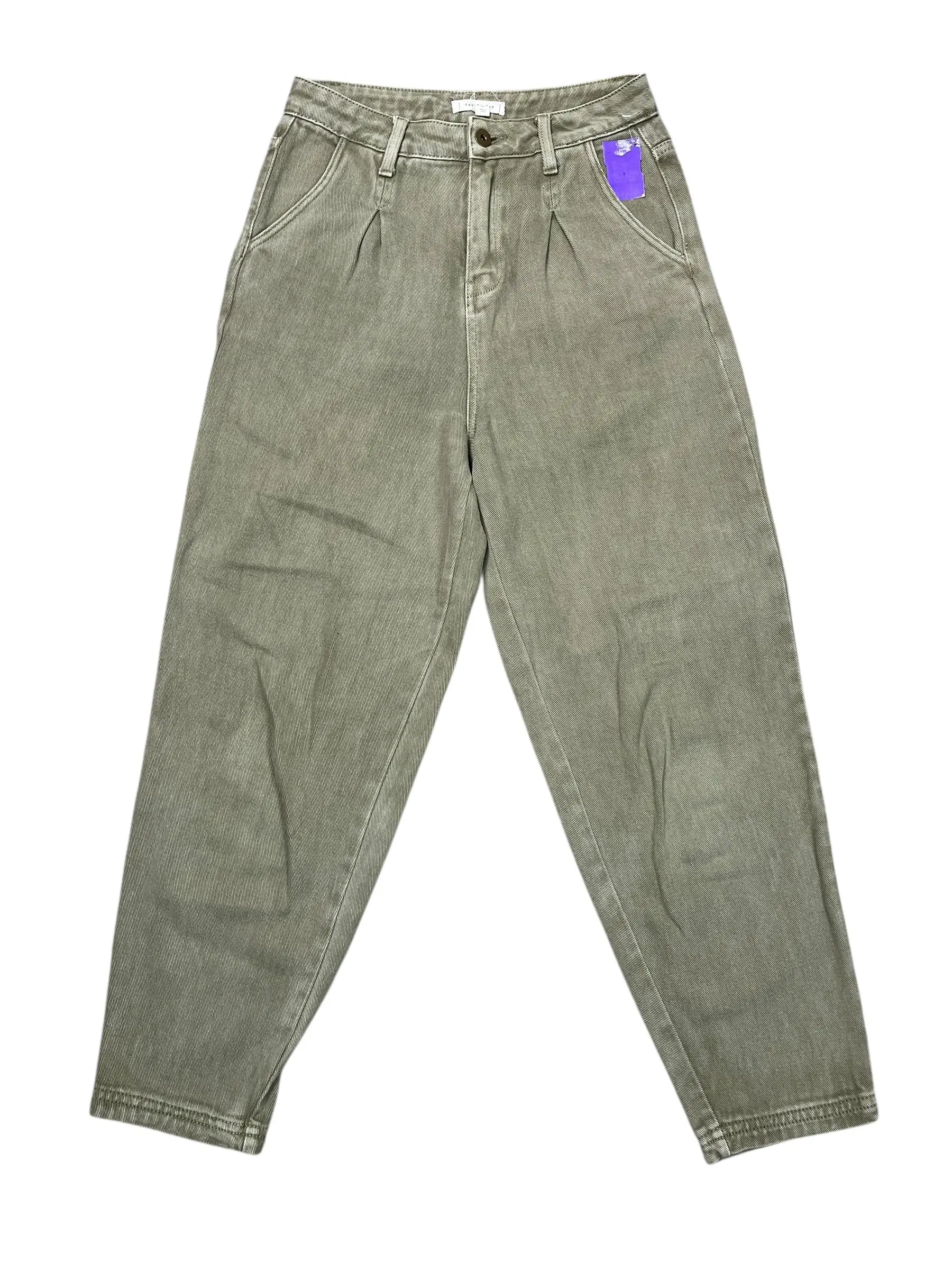 Jeans Wide Leg By Blu Pepper In Green, Size:2