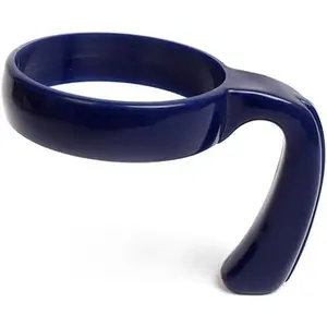 30 oz Tumbler Handles, Anti Slip Travel Mug Grip Cup Holder for Staless Steel Tumblers, Suitable for Trail, Sic, Yeti, Ozark and More 30 Ounce Tumbler Mugs,  Cups (Dark Blue)