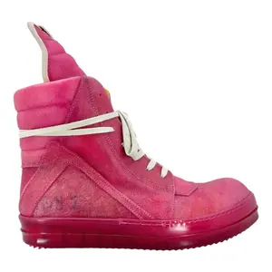 Rick Owens Geobasket Sneaker High Hot Pink Clear