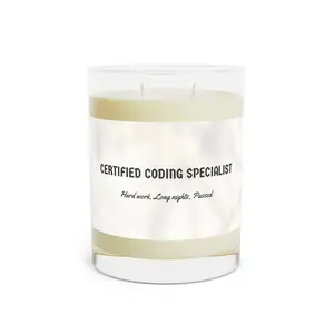 Certified Coding Specialist Candle | 11oz Glass Scented Candle