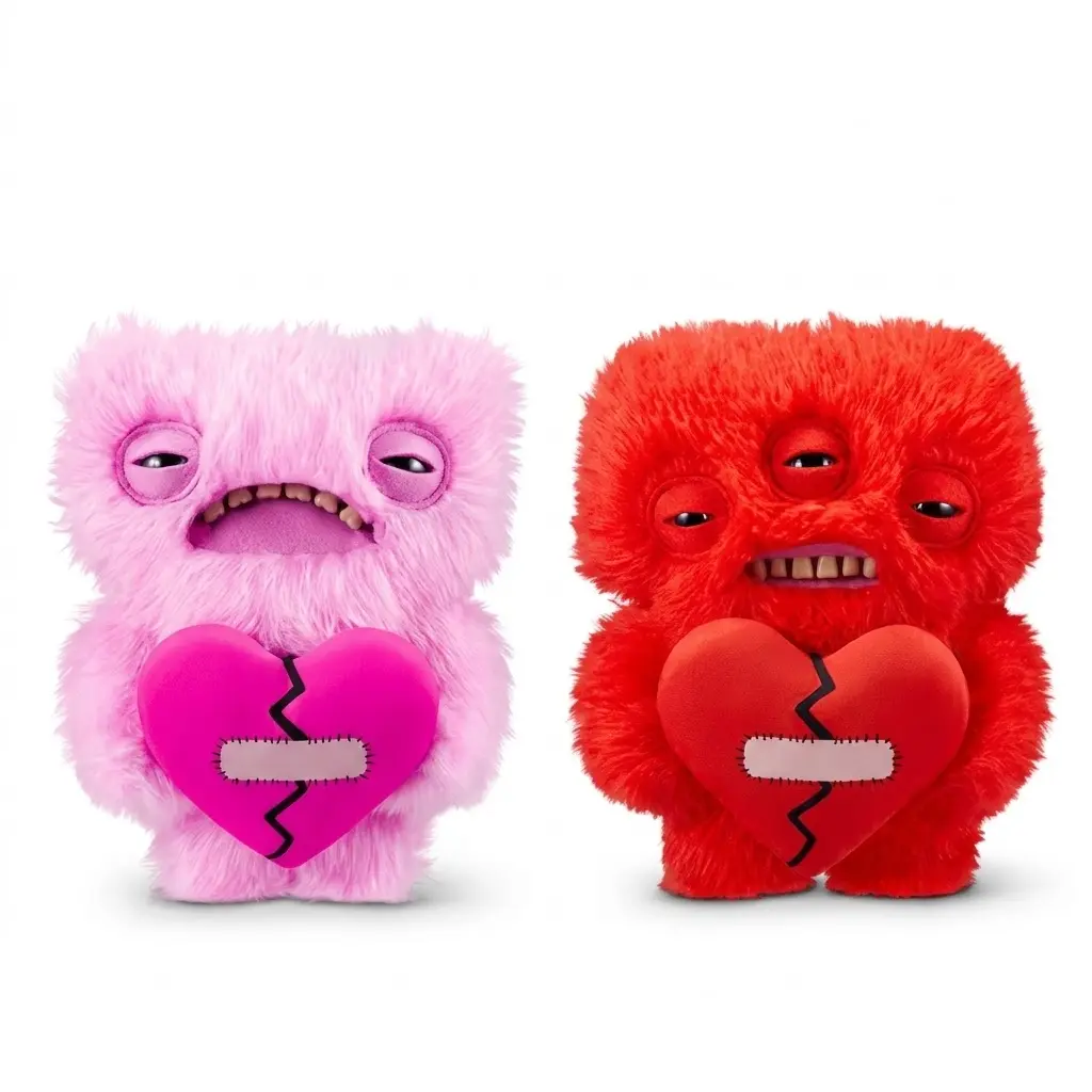Fuggler Love Fugg Plush Funny Ugly Monster, Plush, Collectible, Toy (Love Fugg - Refres-Pink) Fuggler Love Fugg Plush Funny Ugly Monster, Plush, Collectible, Toy (Love Fugg - Refres-Pink)