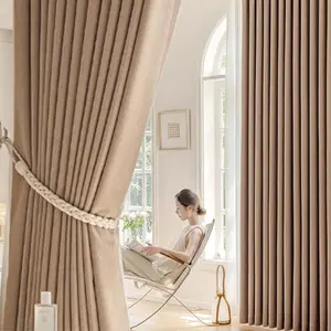 1pc Korean Style Simple Aesthetic Curtain, Full Light Blocking Sun Protection Insulation UV Blocker, Suitable for Living Room Bedroom Kids' Room