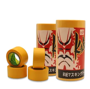 Yan Xin Orange Precision Masking Tape 1.5" x 16.4 Yards (15m) - Narrow Adhesive for Detail Painting, Crafts & Labeling - No Residue, Not Writable Surface，OIL-INFUSED BARRIER LOCKS OUT PAINT BLEED，ZERO RESIDUE AFTER 14 DAYS