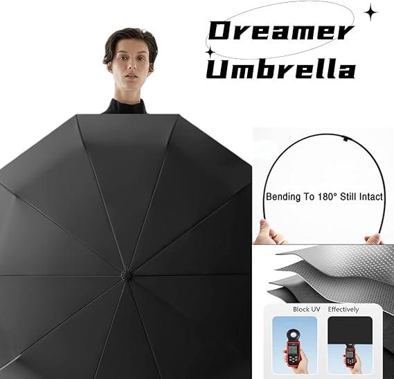 2026 Automatic Folding Umbrella, Windproof & Waterproof Portable Rain Umbrella for Men & Women