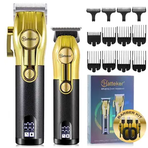 Electric Hair Trimmer Kit, Multifunctional Hair Clipper Set, Professional Hair Trimmer for Men, Barber Clipper for Home & Salon Use
