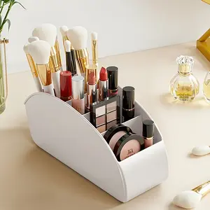 New Cosmetic Storage Box, Remote Control Holder, Five-Compartment Rack, Acrylic Plastic Material, Suitable for Makeup, Stationery, Notebooks