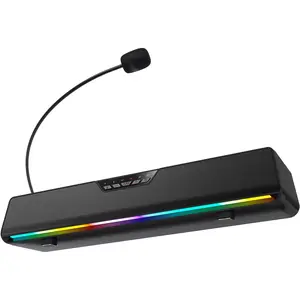 Sound Bar for  TV-5.1, USB Plug & PlayBluetooth 5.4  Sound Bar with Dynamic RGB Light, Gaming Speakers for  Desktop, PC, Laptop, Tablet