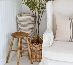 Cozy Cottage by Liz Marie 13" Water Hyacinth Basket Cozy Cottage by Liz Marie 13" Water Hyacinth Basket