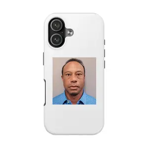 Tiger Woods Mugshot phone case Golf Legend 2026