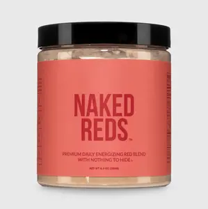 Naked Reds - Premium Super Red Blend - 11 Ingredients - 4g Fiber, 35 Calories - Gluten-Free, Vegan, Soy-Free, Non-GMO