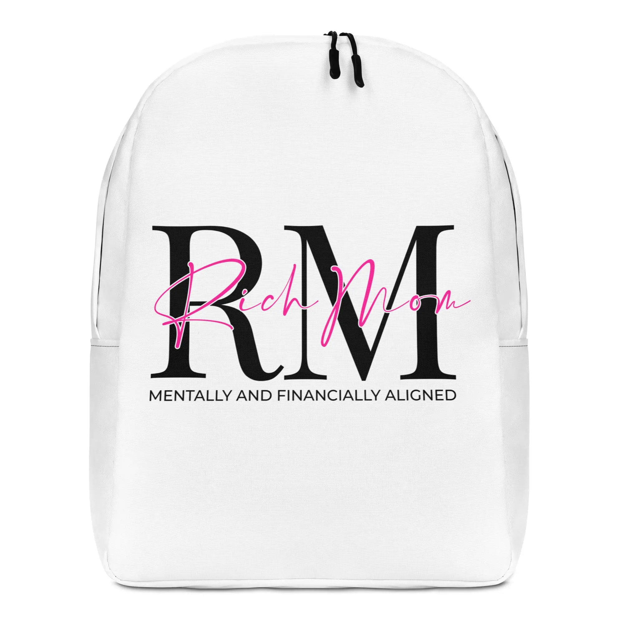 Rich Mom Backpack, Rich Moms, Working moms, High end Diaper bag, Everything Back pack, Cute PinkMinimalist Backpack
