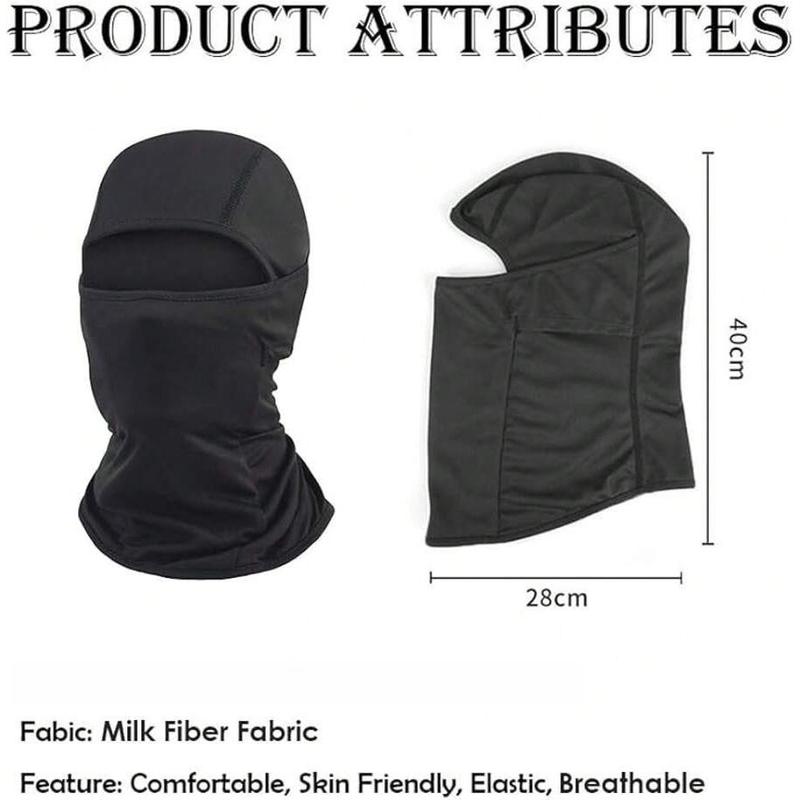 Ski Mask For Men 2 Pack Balaclava Face Mask Women Summer Shiesty Masks Motorcycle Helmet Full Head Cover Sun UV Protection