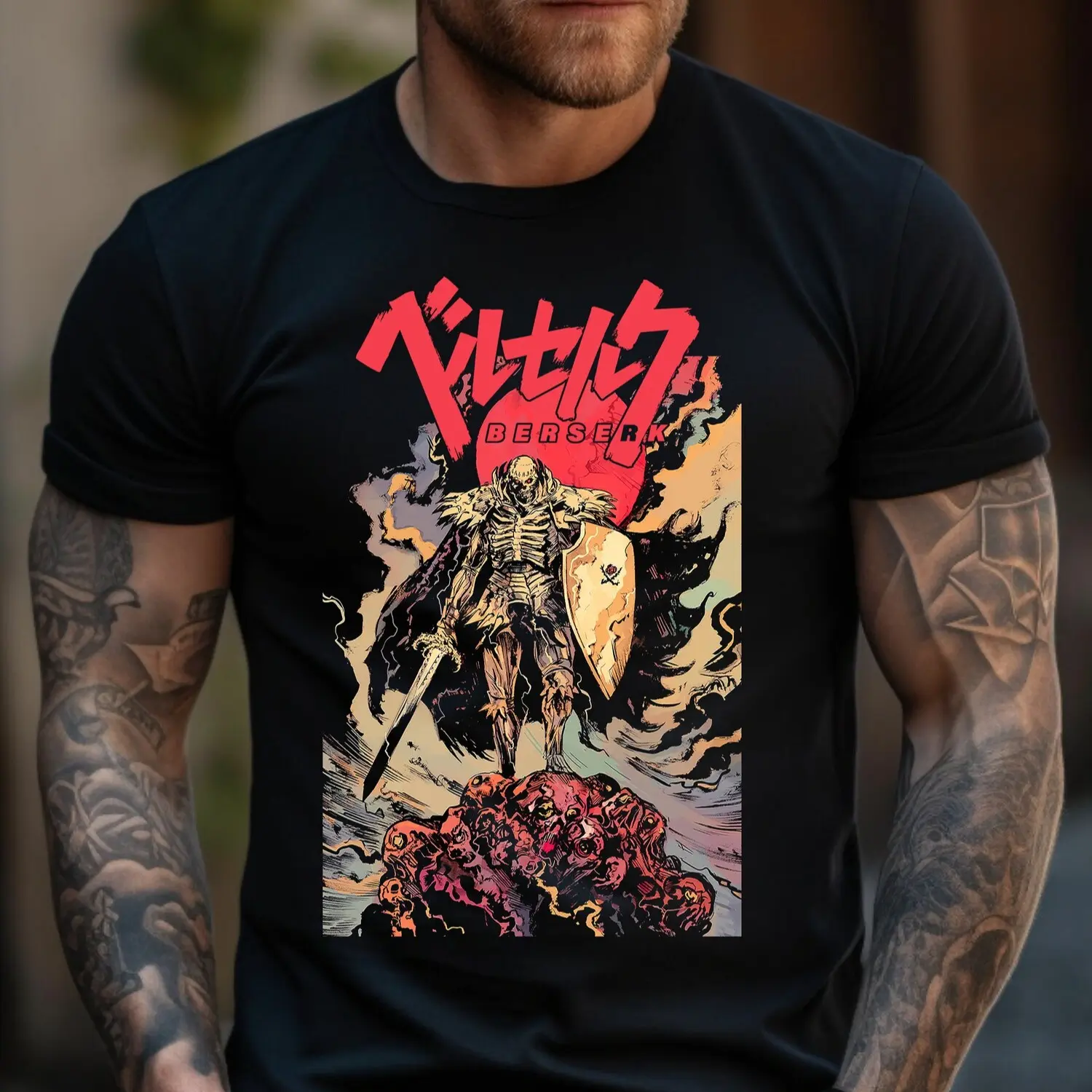 Berserk Shirt, Vintage Berserk Tshirt, Best Anime Shirt, Fashion Cotton, Full Colors, Full Sizes, For Men, For Women