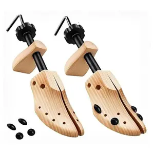 Wooden Shoe Stretcher Expander for Men and Women Adjustable Size US 5-13 with Durable Design and Easy-to-Use Features