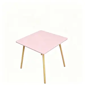 Fitted Tablecloth for Square Folding Table:Tight Stretchy Spandex Fabric Table Cloth with Elastic Edge Card Table Cover Not Vinyl Pink