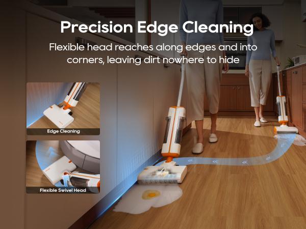 Dreame FloorX 110 Cordless Floor Washer, One-Touch Self-Cleaning & Hot Air Drying  Pickup & Mop, All in One  Fresh Water Cleaning,back to school,back to school haul