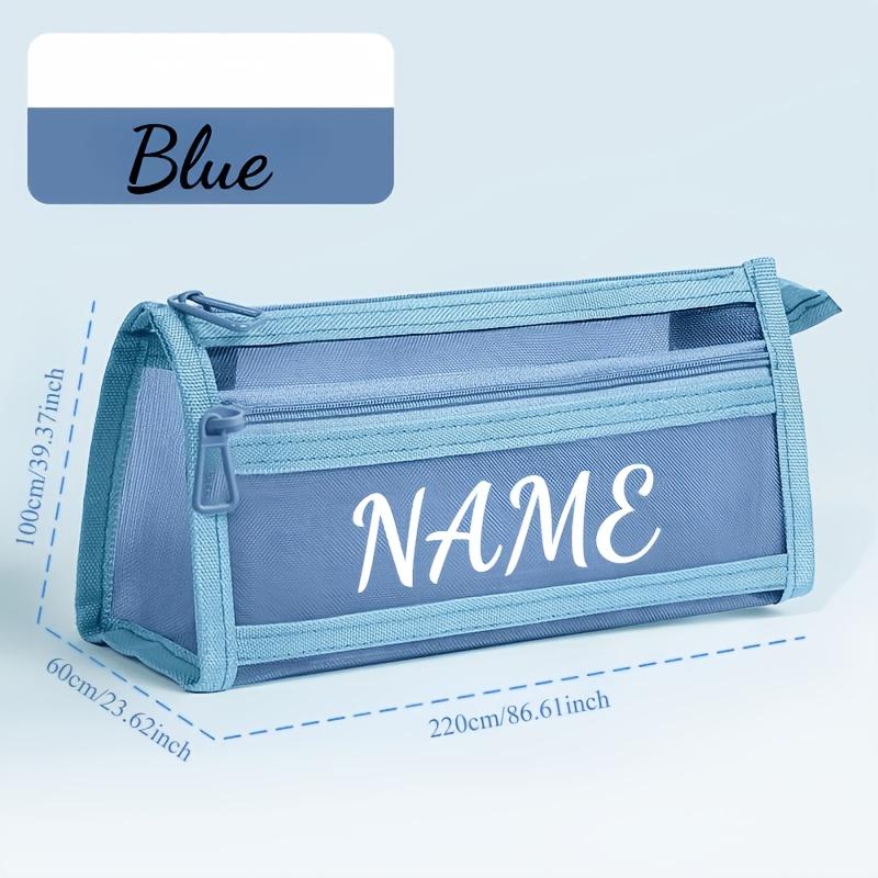 Customizable Transparent Pencil Case with Name, Random Styles, Essential for Exams/student Stationery, Customizable Transparent Pencil Case with Name, Random Styles, Essential for Exams/student Stationery,
