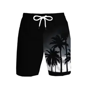 Full Print Summer Beach Tropical Casual Hawaiian Shorts, Summer Swim Trunks, Gift for Men Women