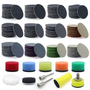 191 PCS 1 Inch Sanding Discs Hook and Loop 60 to 10000 Wet Dry Sandpaper with 1/8" Shank Backing Pad,Polishing Pads and Interface Pad for Drill Grinder Rotary Tools and Wood Metal Jewelry - Home Improvement.