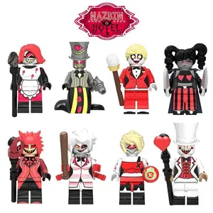Hazbin Hotel Cartoon Model Toys Action Figure Character Charlie Morningstar Alastor Desktop Bedroom Decoration Children Gifts