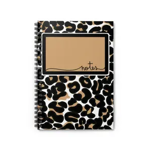 Stylish Leopard Print Notebook | Perfect for School, Journaling, Gift for Students, Office Supplies, Note-taking, Organizing