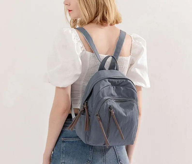 Aszyn Tencel Nylon Womens Backpack