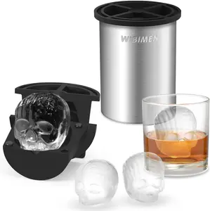 Drink Like a Rebel!  Crystal Skull Ice Balls for Whiskey & Cocktails  #SkullIce #DrinkUpgrade Silicone Utensils Stainless Steel Modern Home Bar Accessories Liquor Decanter Set