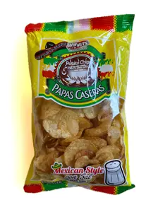 Papas Caseras con Sal WinNuts 5.5 oz | WinNuts Papas Caseras Mexican Style Potato Chips with Salt – 5.5 oz Bag