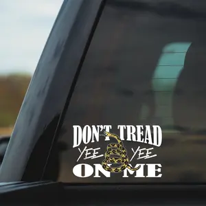 Don't Tread On Me Decal (6")