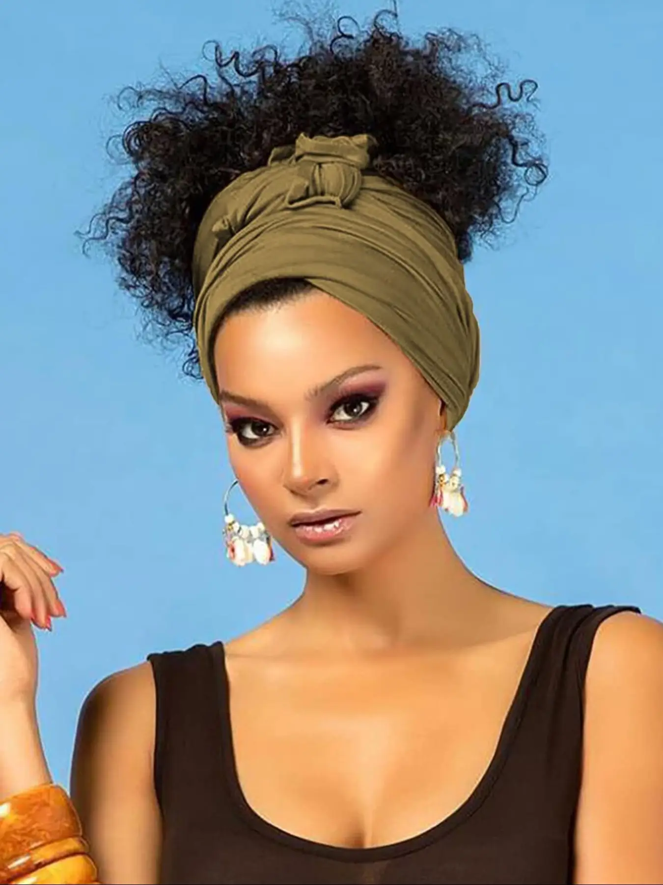 Fashionable Headscarf for Beginners, Step-By-Step Guide, Multifunctional Accessory for Any Occasion, Stylish Wear-To-Wear Solution, Scarf Head Wrap