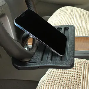 Multifunctional Car Steering Wheel Desk, Portable Dining Table and Laptop Tray, Suitable for In-Car Use