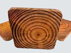 Wooden 4x4 Coaster 4-Pack