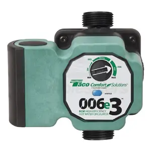 TACO 006E3-LC HIGH EFFICIENCY ECM VARIABLE SPEED PUMP WITH PLUG