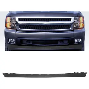 Front Lower Bumper Valance Air Deflector Compatible with 2007-2013 Chevy Chevrolet Silverado 1500 25821880 GM1092191 Air Deflector Extension Black