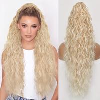 Ombre Light Blonde Claw clip Ponytails