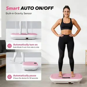 Vibration Plates - High-Power Home Gym Fitness Equipment, 440lbs Weight Capacity, Bluetooth Remote Control, 4 Workout Modes, for Home & Outdoor Use