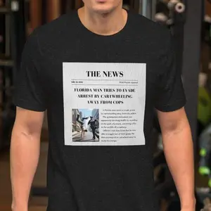 Real Florida Headlines #3 Unisex Bella + Canvas Tee