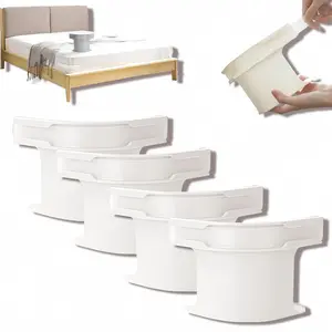 4X Bed Sheet Holder with Lock Strips Heavy Duty Corner Fastener Easy Installation Fits Any Bed No Loose Sheets Secure Duvet Snaps Prevent Shifting Durable Bedding Accessories