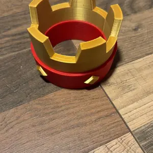 Clash Crown – Gamer Trophy Collectible – Fun Gift for Gamers – Desk & Shelf Decor Accessory – Crown From Clash Display