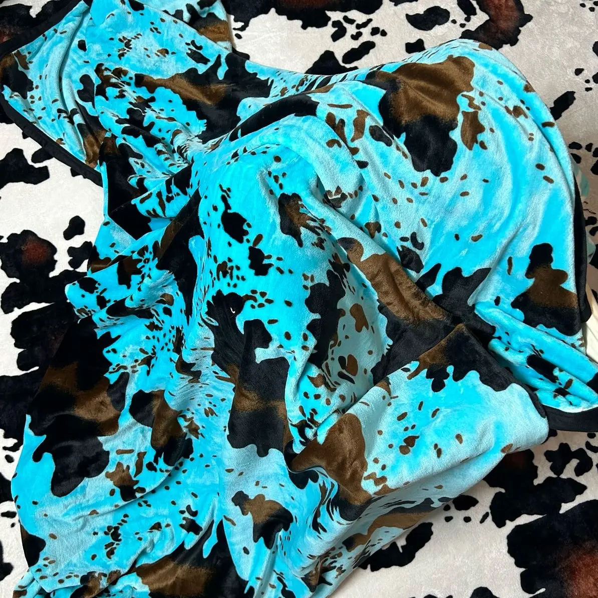Blue Moo Blanket
