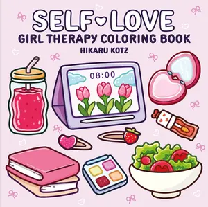 Self-Love: Girl Therapy Coloring Book: A Cozy Coloring Book full of Girl Power and Self-Care Paperback