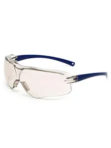 【1pay】Industrial Safety Glasses，Sporty Design PC Frame，A variety of lenses available, including black and gray, yellow, bright yellow, white, light brown and dark brown. Suitable for use at home to provide personal eye protection.