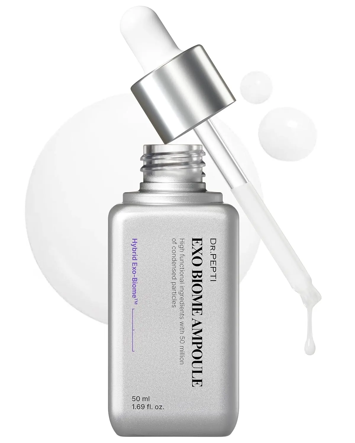 Exo Biome Probiotic Exosome Ampoule Serum - Sensitive Skin Repair, Face & Neck Barrier Renewal Skincare Essence