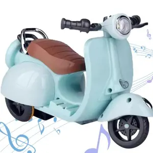 Motorcycle Toy – Rideable Doll Motorcycle Toy with Music & LED Lights – Perfect Doll Accessory for Collectors – 4 Stylish Colors