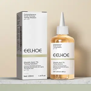 Glycolic Acid Exfoliating Toner for Acne and Blackheads Minimize Pores Hydrating Brightening Face Toner for Clear Glowing Skin