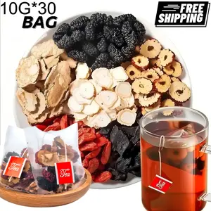 Kidney Tea Formula Ginseng Eight Treasure Tea, Ginseng Eight Treasures Tea, Organic Kidney Cleanse Tea, Traditional Healthy Kidney Cleansing Tea for Men & Women Natural Sugar | LARGE QUANTITY PACK